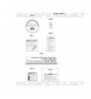 LABELS for Kawasaki FE MOTORS