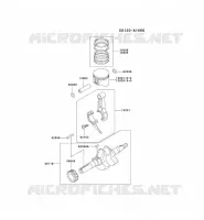 PISTON/CRANKSHAFT for Kawasaki FE MOTORS