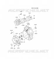 CYLINDER HEAD/CRANKCASE for Kawasaki FE MOTORS