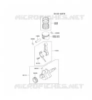 PISTON/CRANKSHAFT for Kawasaki FE MOTORS