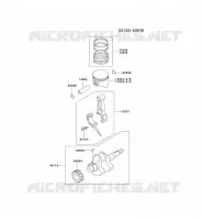 PISTON/CRANKSHAFT for Kawasaki FE MOTORS