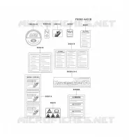LABELS for Kawasaki FE MOTORS
