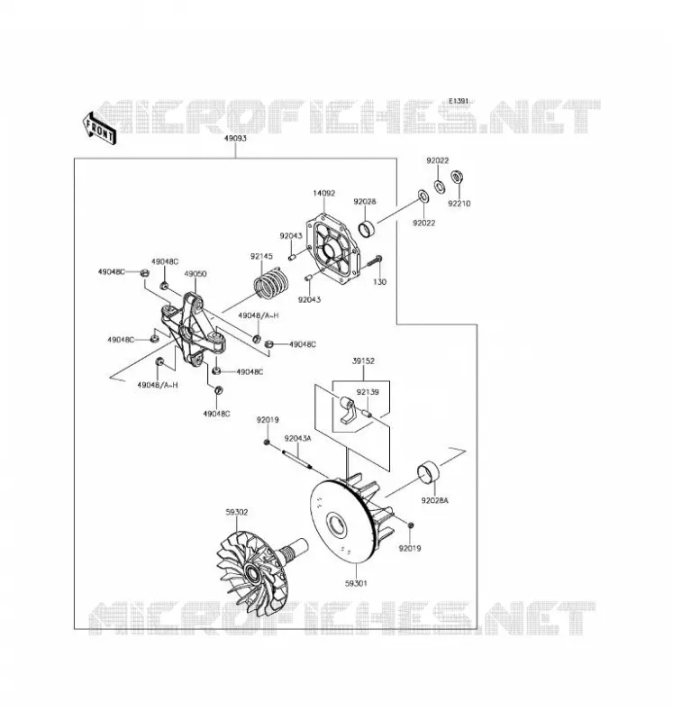 DRIVE CONVERTER Kawasaki SSV 800 2016 TERYX 4 CAMO  KRT800HGF