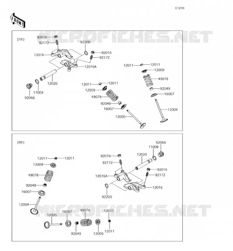 VALVE Kawasaki SSV 800 2018 TERYX 4  KRT800FJF