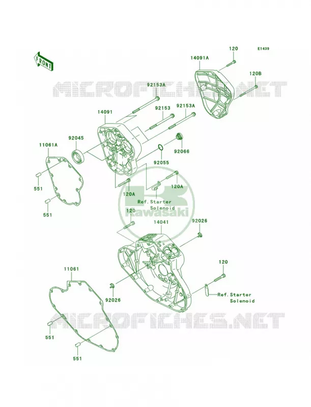 Cam Covers Kawasaki MOTOS 2000 2006 Vulcan 2000 Classic  VN2000E6F