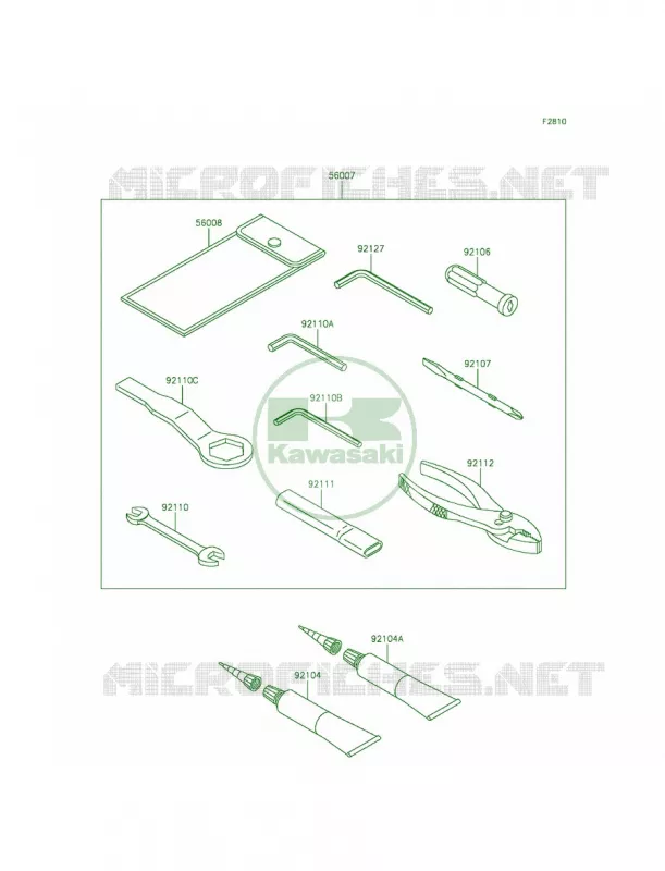 Owner's Tools Kawasaki MOTOS 636 2014 Ninja ZX-6R  ZX636EEF