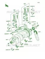 Crankshaft for Kawasaki Ninja ZX-11