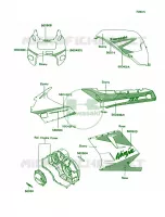 DecalEbonyRoseZX1100 C2 for Kawasaki Ninja ZX-11