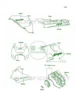 DecalEbonyZX1100 C1 for Kawasaki Ninja ZX-11