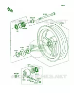 Front Hub for Kawasaki Ninja ZX-11