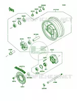 Rear Hub for Kawasaki Ninja ZX-11
