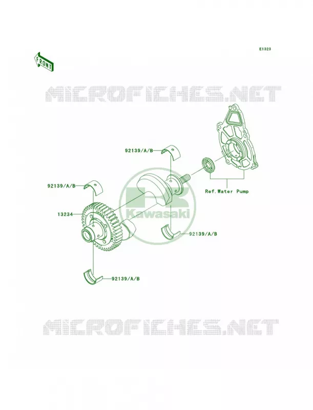 Balancer Kawasaki MOTOS 650 2009 Versys   KLE650A9F