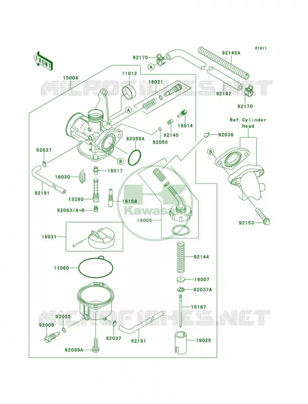 Carburetor Kawasaki MOTOS 110 2013 KLX110L  KLX110DDF
